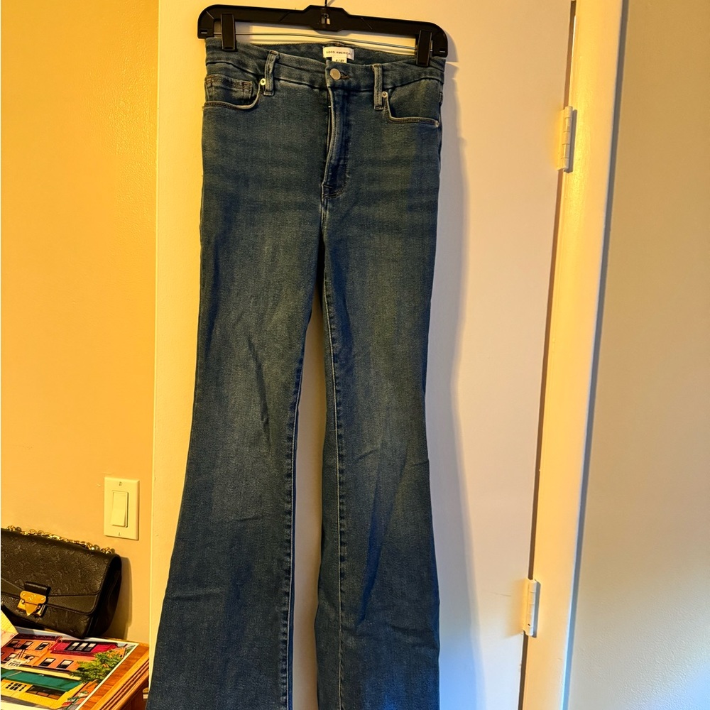 Good American flare jeans